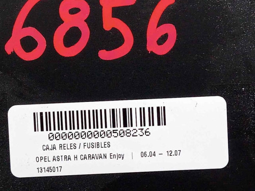  CAJA RELES / FUSIBLES OPEL ASTRA H CARAVAN 