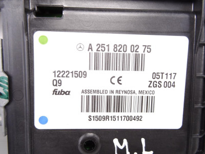 ANTENA, MERCEDES-BENZ, CLASE ML (BM 164)