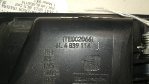  MANETA INTERIOR TRASERA DERECHA SEAT IBIZA (6L1) 