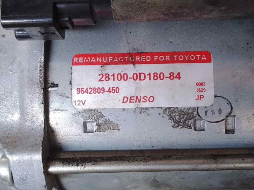 MOTOR ARRANQUE TOYOTA COROLLA VERSO (R1) 