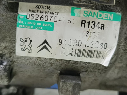COMPRESOR AIRE ACONDICIONADO PEUGEOT 407 