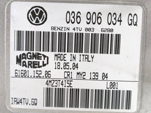  CENTRALITA MOTOR UCE VOLKSWAGEN POLO IV (9N1) 