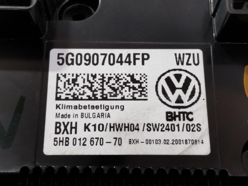  MANDO CLIMATIZADOR VOLKSWAGEN GOLF VII BERLINA (BQ1/BE2) 