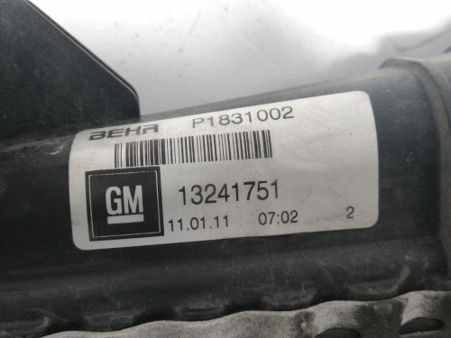  INTERCOOLER, OPEL, INSIGNIA BERLINA 