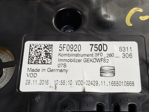  CUADRO INSTRUMENTOS SEAT ATECA (KH7) 