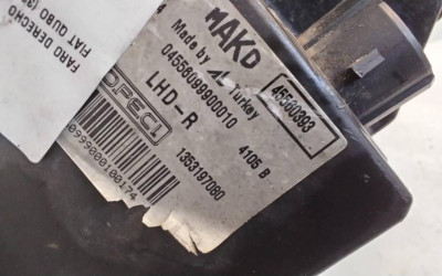 FARO DERECHO, Fiat, QUBO (300)