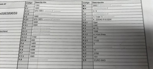  MOTOR COMPLETO OPEL ASTRA K BERLINA 5P 