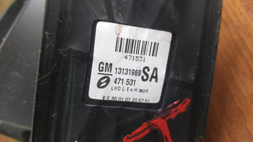 RETROVISOR IZQUIERDO Opel ZAFIRA B 