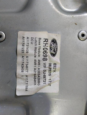 ELEVALUNAS DELANTERO DERECHO, FORD, FOCUS BERLINA (CAP)
