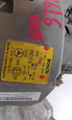 FARO DERECHO, MERCEDES-BENZ, CLASE C (BM 203) BERLINA