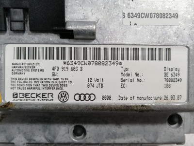 PANTALLA MULTIFUNCION, AUDI, Q7 (4L)