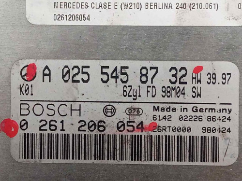  CENTRALITA MOTOR UCE MERCEDES-BENZ CLASE E (BM 210) BERLINA 