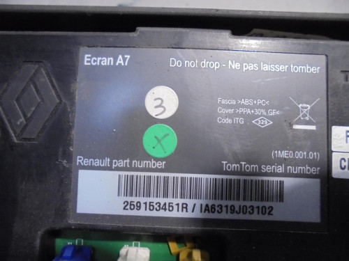 PANTALLA MULTIFUNCION Renault MEGANE III BERLINA 5P 