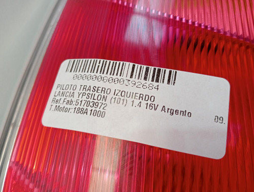 PILOTO TRASERO IZQUIERDO LANCIA YPSILON (101) 