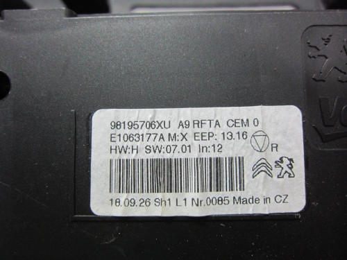 MANDO CALEFACCION / AIRE ACONDICIONADO Peugeot 208 