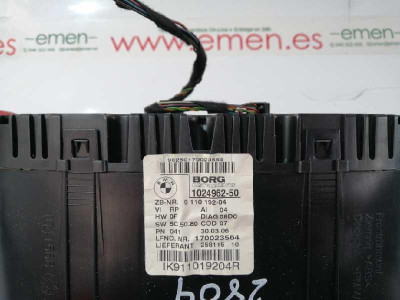 CUADRO INSTRUMENTOS, BMW, SERIE 1 BERLINA (E81/E87)