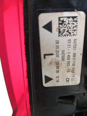 PILOTO TRASERO IZQUIERDO, BMW, SERIE 1 BERLINA (F40)