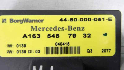 NO IDENTIFICADO, MERCEDES-BENZ, CLASE ML (BM 163)