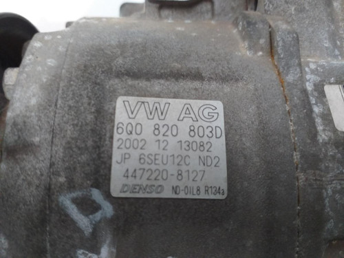  COMPRESOR AIRE ACONDICIONADO VOLKSWAGEN POLO IV (9N1) 