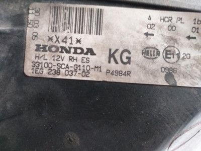 FARO DERECHO, HONDA, CR-V (RD8)