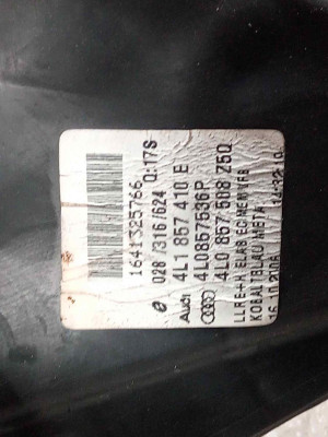 RETROVISOR DERECHO, AUDI, Q7 (4L)