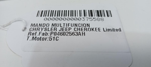  MANDO MULTIFUNCION, CHRYSLER, JEEP CHEROKEE 