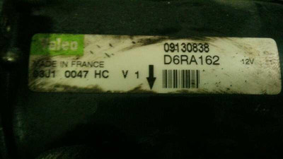 MOTOR ARRANQUE, OPEL, VECTRA B BERLINA