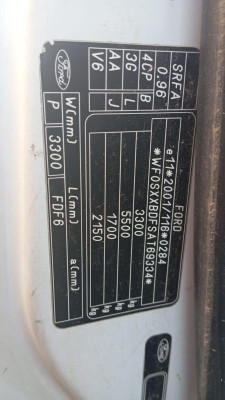 FORD TRANSIT FURGÓN (TT9)
