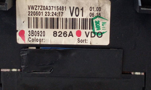  CUADRO CUENTA KILOMETROS VOLKSWAGEN PASSAT BERLINA (3B3) 