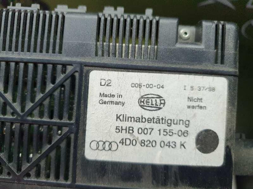 MANDO CLIMATIZADOR AUDI A8 (D2) 