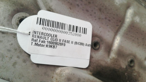  INTERCOOLER Renault CLIO II FASE II (B/CB0) 