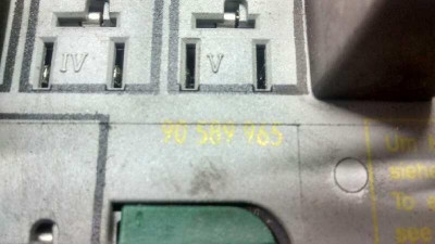 CAJA RELES / FUSIBLES, OPEL, ZAFIRA A