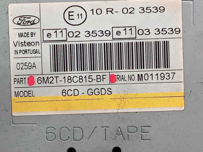 SISTEMA AUDIO / RADIO CD, FORD, S-MAX (CA1)