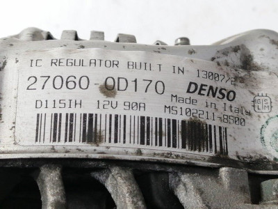 ALTERNADOR, TOYOTA, AVENSIS WAGON (T25)