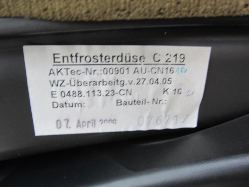  KIT AIRBAG MERCEDES-BENZ CLS (BM 219) 