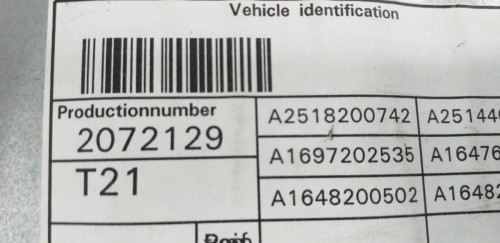 ELEVALUNAS DELANTERO IZQUIERDO MERCEDES-BENZ CLASE ML (BM 164) 