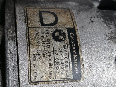 COMPRESOR AIRE ACONDICIONADO, BMW, SERIE 3 BERLINA (E46)