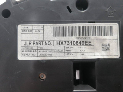 CUADRO INSTRUMENTOS, JAGUAR, XE