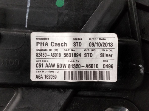 ELEVALUNAS DELANTERO DERECHO HYUNDAI I30 (GD) 