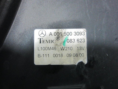  ELECTROVENTILADOR MERCEDES-BENZ CLASE E (BM 210) BERLINA 