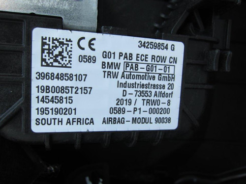KIT AIRBAG BMW SERIE X3 (G01) 