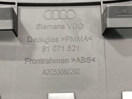  CUADRO INSTRUMENTOS, AUDI, A3 (8P1) 