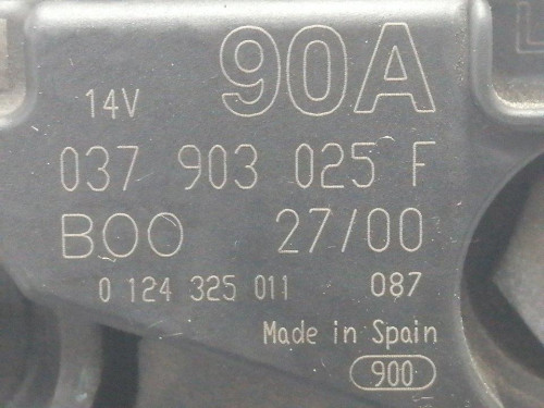  ALTERNADOR, AUDI, A2 (8Z) 