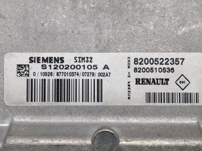 CENTRALITA MOTOR UCE, RENAULT, CLIO III