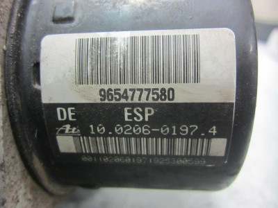 ABS, PEUGEOT, 1007