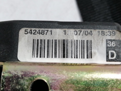 CINTURON SEGURIDAD DELANTERO DERECHO, SEAT, IBIZA (6L1)