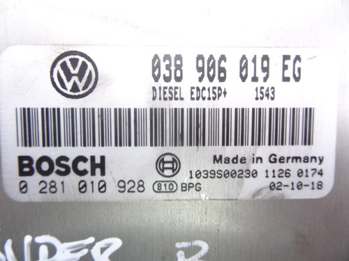 CENTRALITA MOTOR UCE SKODA SUPERB (3U4) 