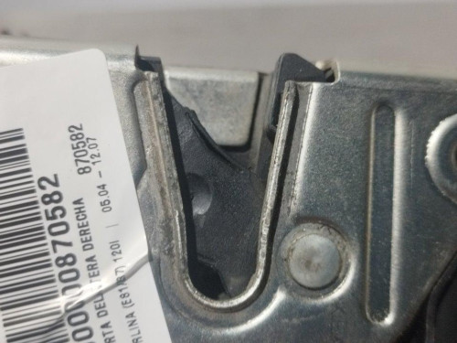  CERRADURA PUERTA DELANTERA DERECHA BMW SERIE 1 BERLINA (E81/E87) 