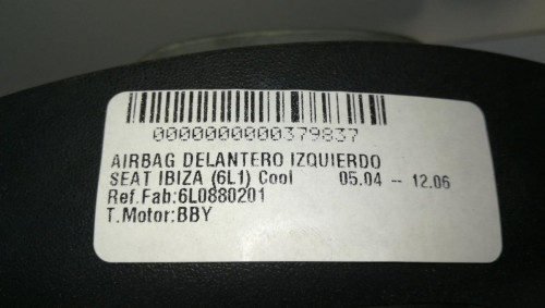 AIRBAG DELANTERO IZQUIERDO SEAT IBIZA (6L1) 