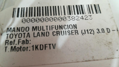 MANDO MULTIFUNCION, TOYOTA, LAND CRUISER (J12)